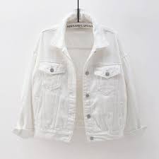 Denim Jacket (White, M)